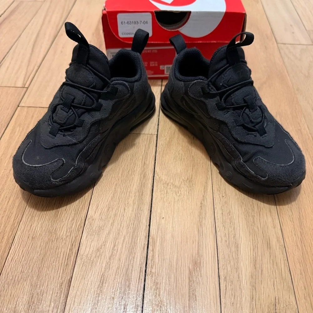 Nike Air Max 270 RT Black Toddler Sneakers Size 9c